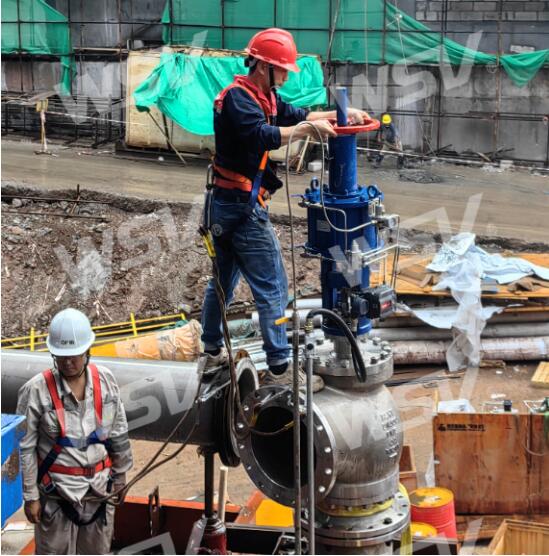 維都利閥門工程師到印尼項目現場安裝調試閥門